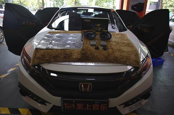 本田思域汽车音响改装英国正弦波S5两分频套装喇叭