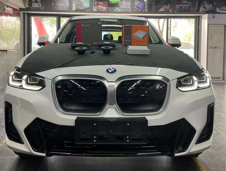 宝马IX3汽车音响改装如何不露痕迹？迈博特宝马专用方案了解下！