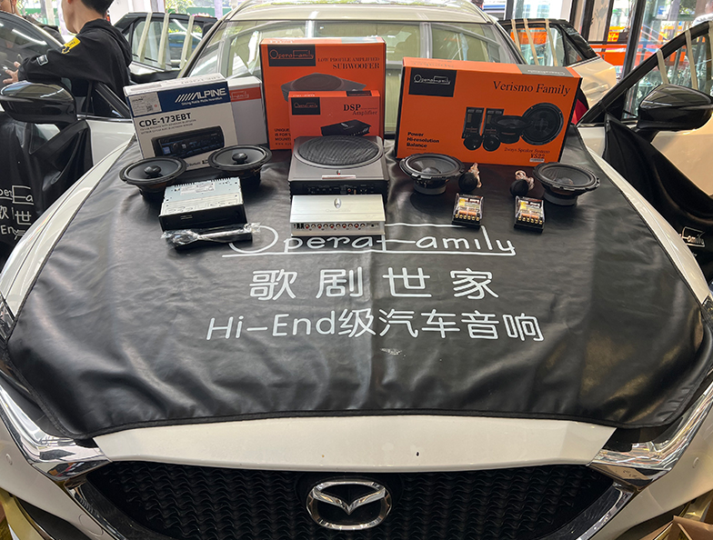 马自达CX-4改装歌剧世家音响 前后7单...