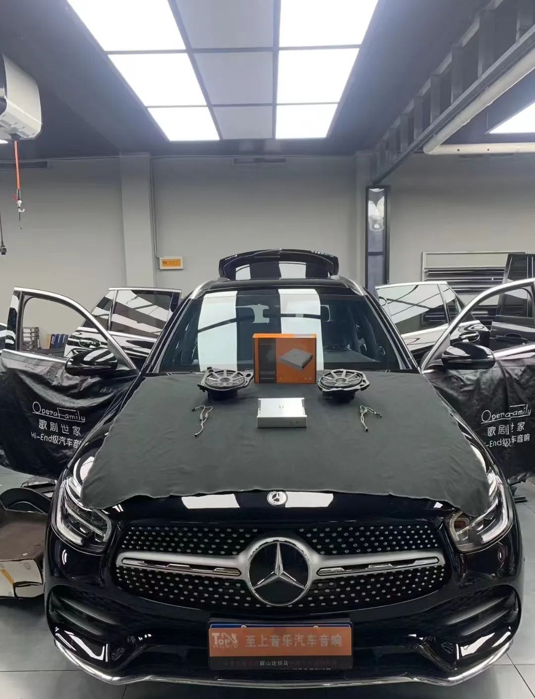 奔驰GLC音响升级,豪车配好声音,让你一路畅听！