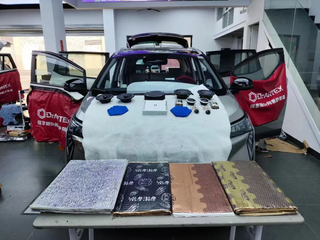 埃安y音响隔音升级，自然好声音，听音更清...