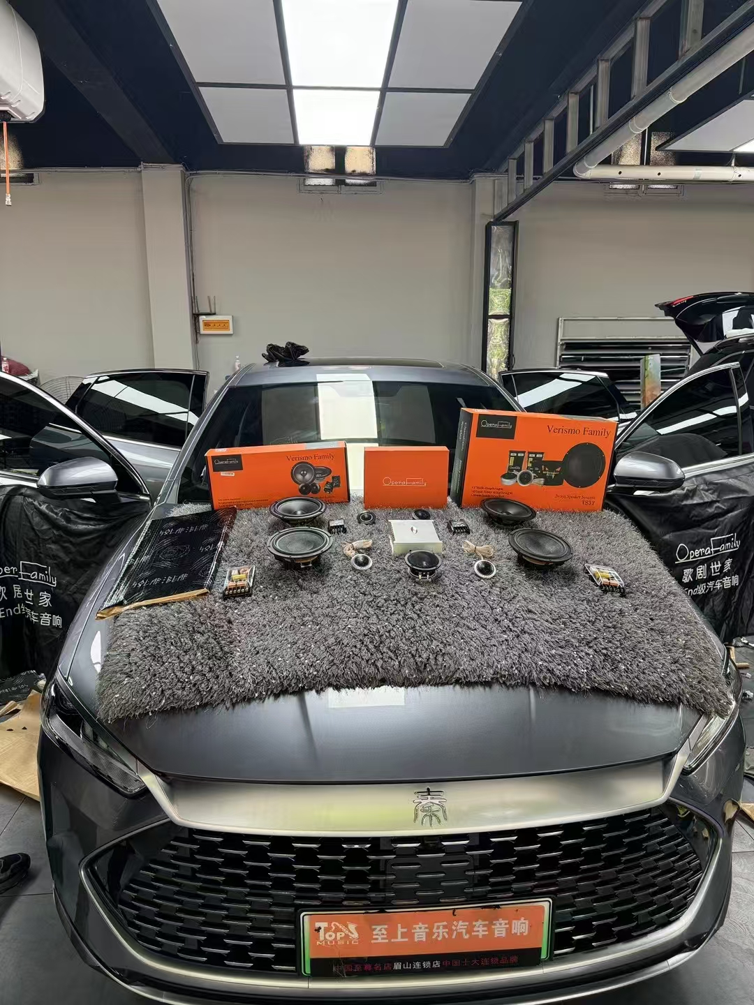 比亚迪秦plus音响升级，音你而变，车界...